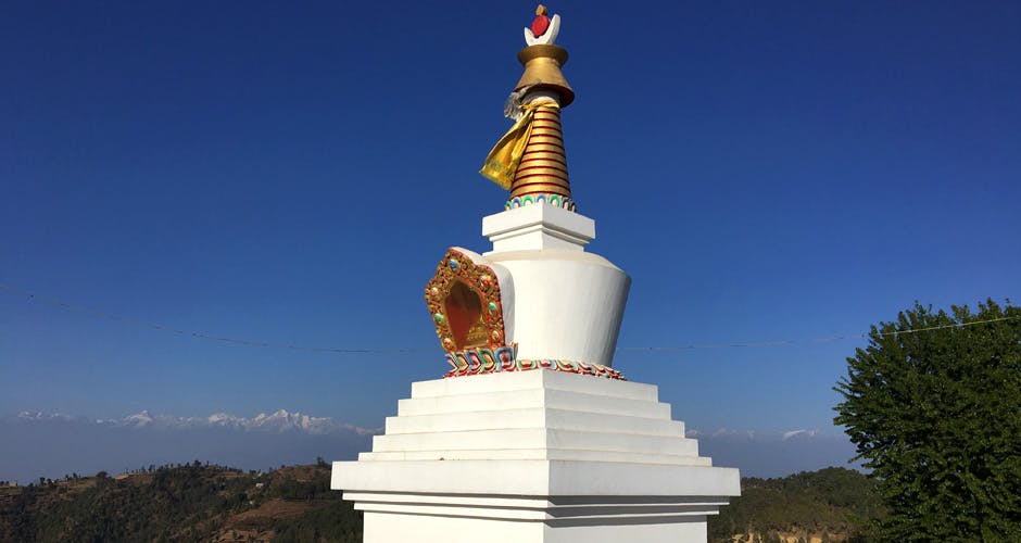 Stupa in Thrangu Tashi Monastery